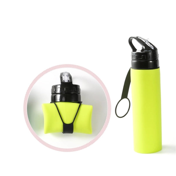 Foldable silicone bottle