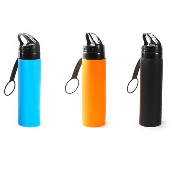 Foldable silicone bottle