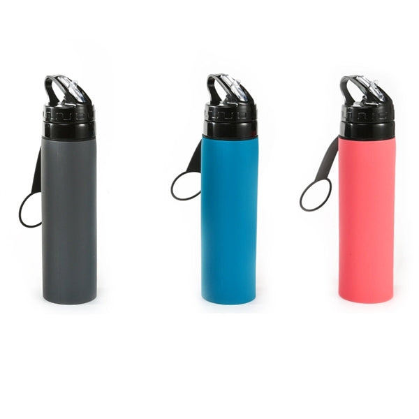 Foldable silicone bottle