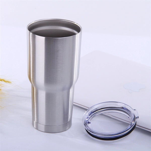 30oz Double Wall Vacuum Insulated Tumbler with Lid and Straw