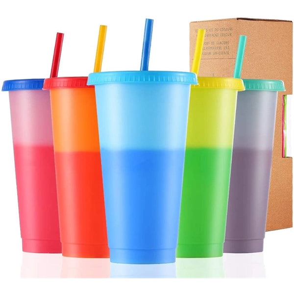 Color changing plastic cups