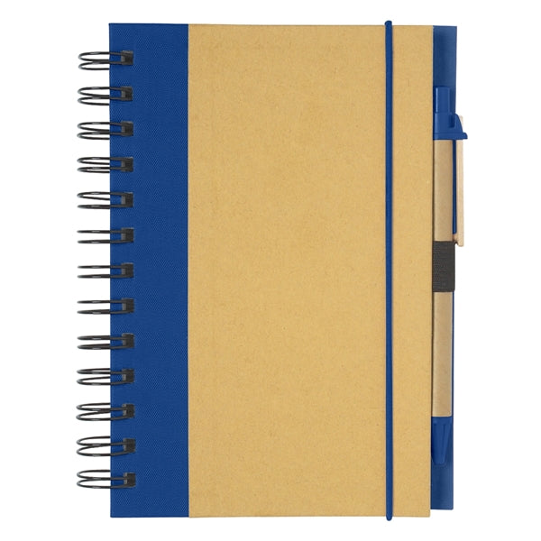 Eco-inspired Spiral Notebook & Pen