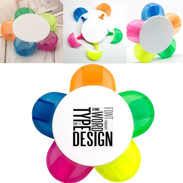 Highlighter Pens Flower Shape