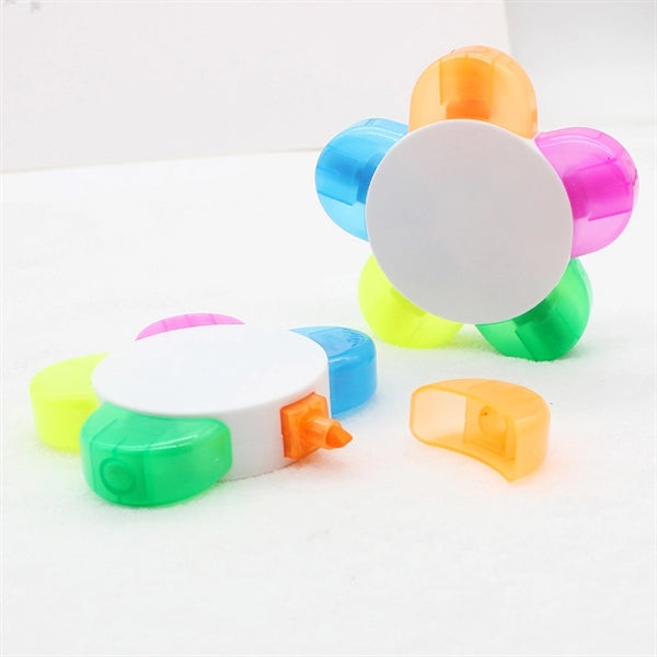 Highlighter Pens Flower Shape