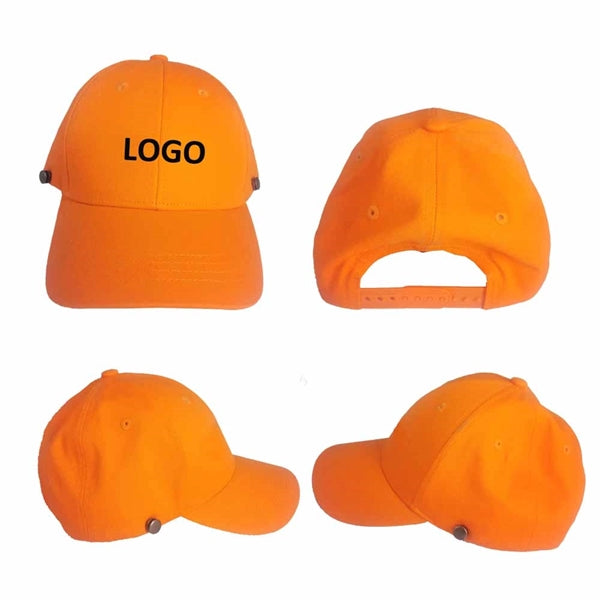 Cotton Baseball Cap with Face Mask Hang buckle