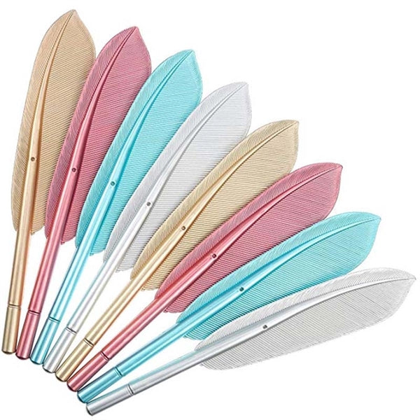 Feather Shape Gel Ink Pens