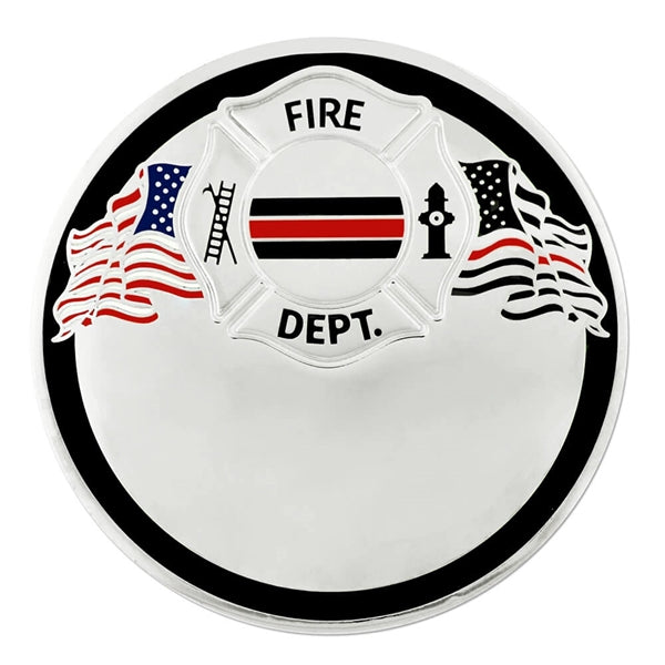 Thin Red Line Coin - Engravable