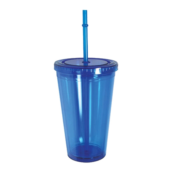 16 oz. Retractable Straw Acrylic Cup