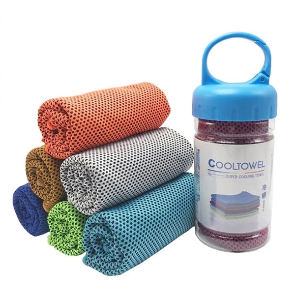 Cooling Towel with Bottle