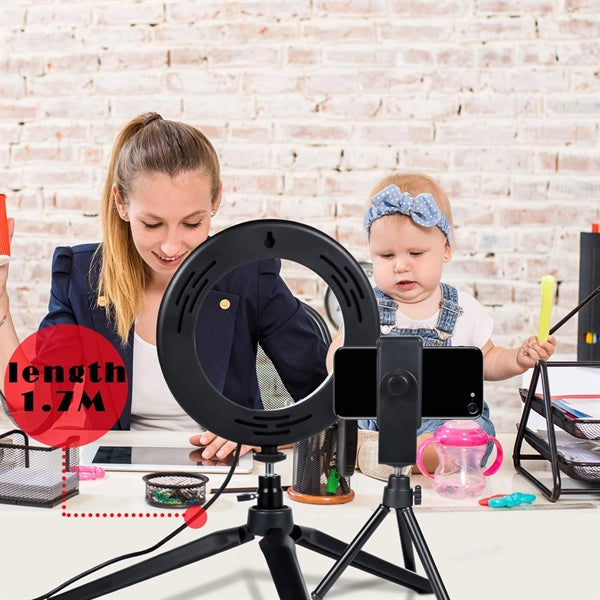 LED Ring Light 6" with Tripod Stand
