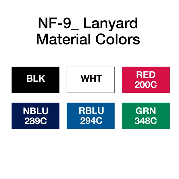 3/8" Blank Non-Breakaway Polyester Lanyards with Swivel Hook