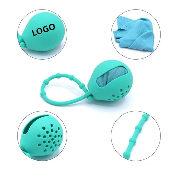 Portable Cooling Quick Dry Towel with Silicone Case