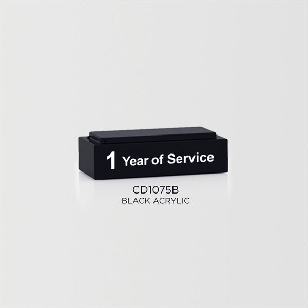 Stackable Black Acrylic Bar Milestone Awards