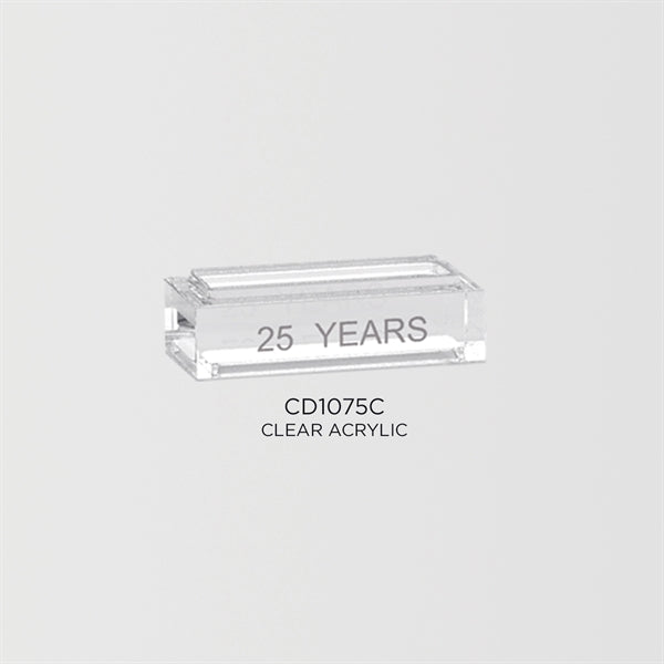 Stackable Clear Acrylic Bar Milestone Awards