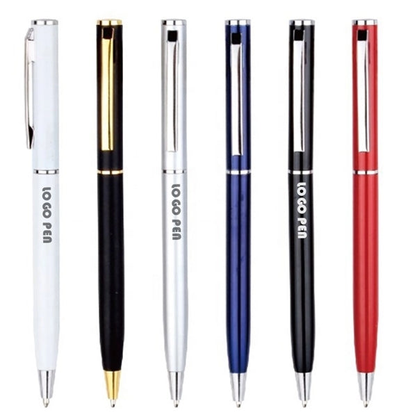Twist metal pen