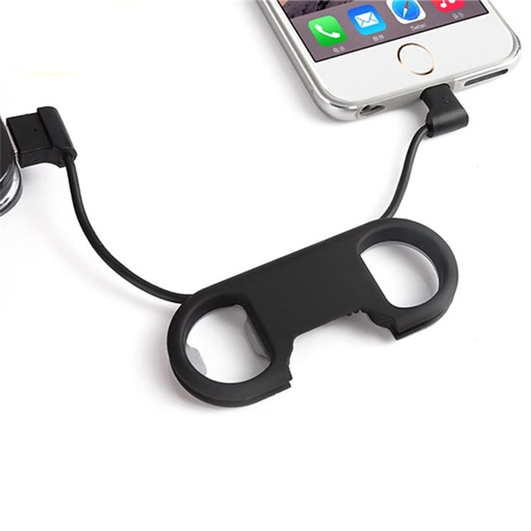 Bottle opener with USB charger
