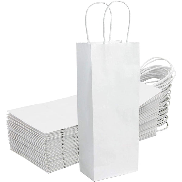 Kraft Paper Wine Gift Bag with Handles