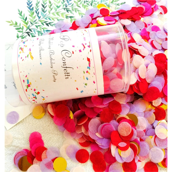 Push Pop Confetti Poppers Cannon