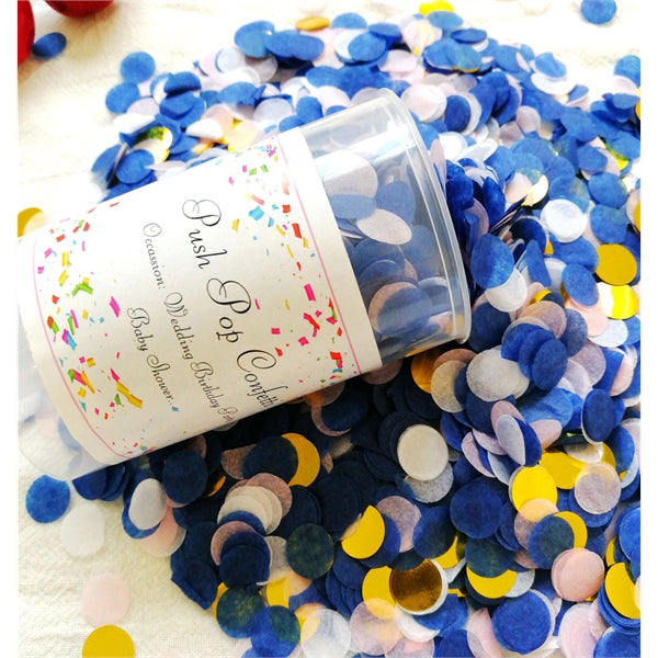 Push Pop Confetti Poppers Cannon