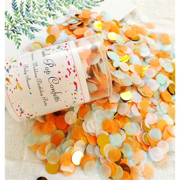 Push Pop Confetti Poppers Cannon