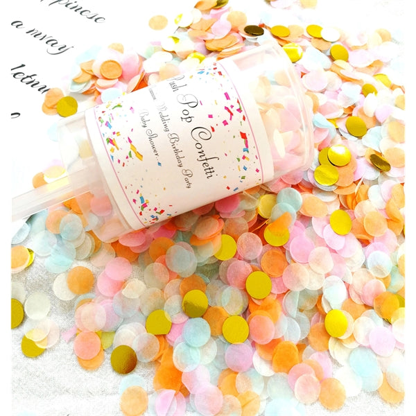 Push Pop Confetti Poppers Cannon