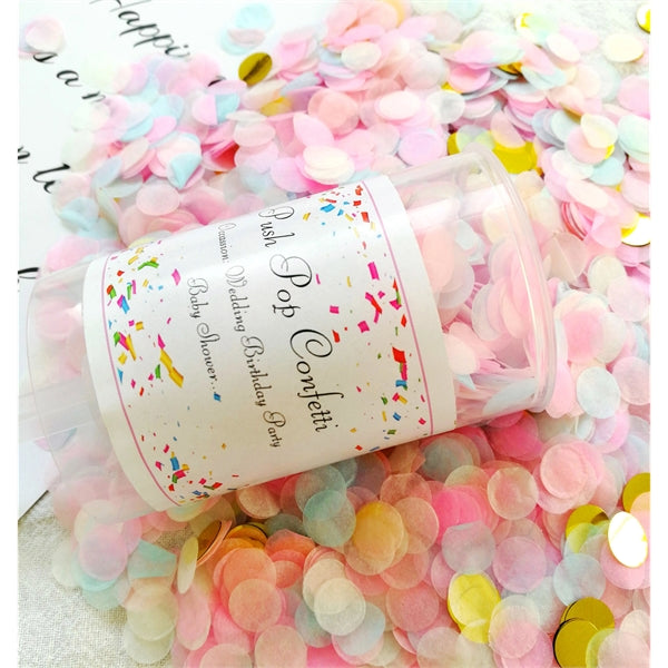 Push Pop Confetti Poppers Cannon