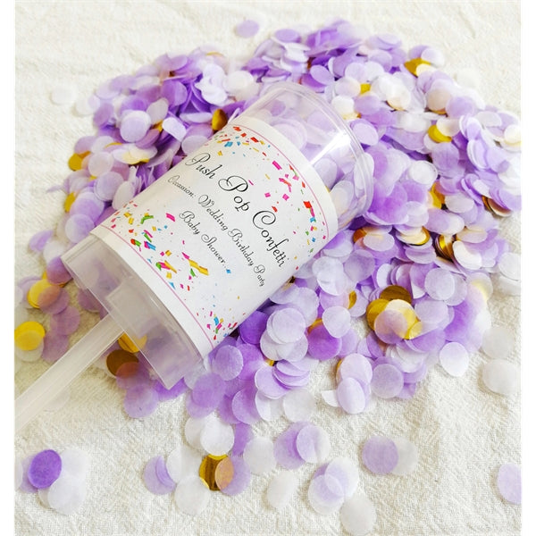 Push Pop Confetti Poppers Cannon