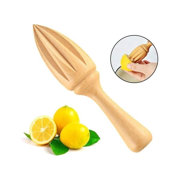 Manual Lemon Squeezer /Wooden Reamer Juicer