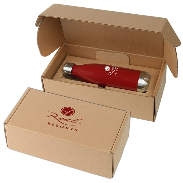 17 Oz Cascade Insulated Stainless Steel Bottle with Gift Box