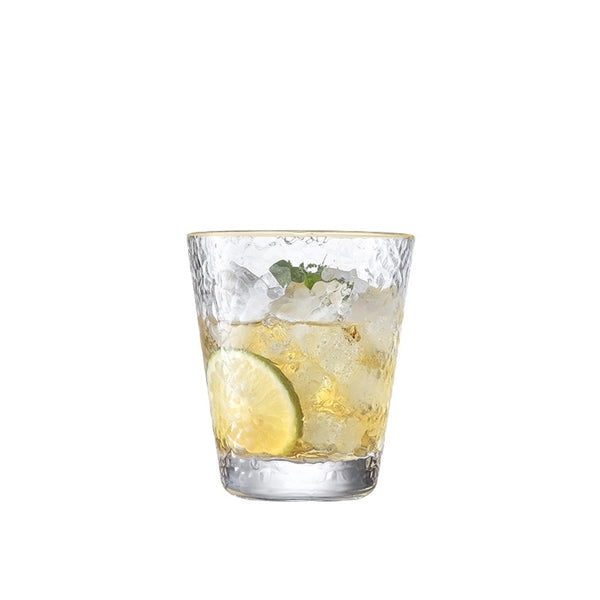 Heat-resistant Glass cup with gold line