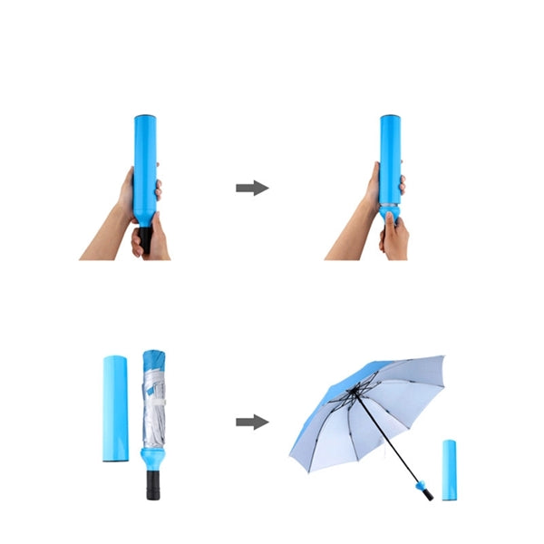 Folding Umbrella with Wine Bottle