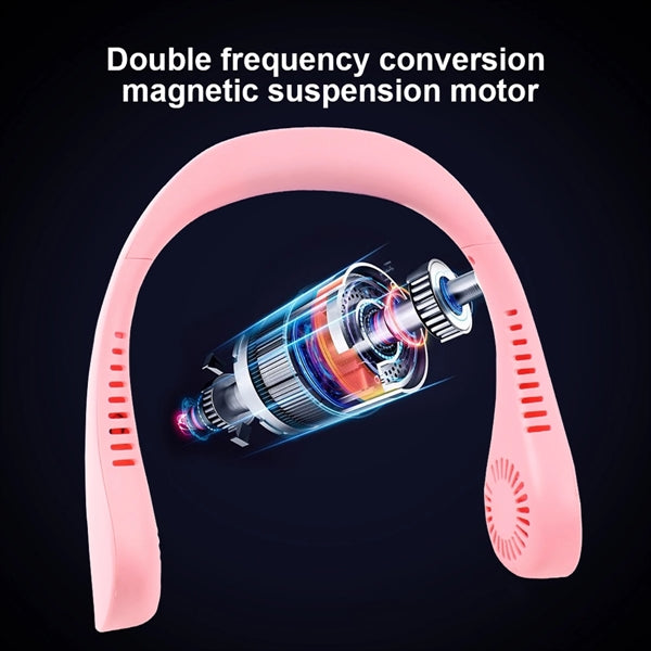 USB Neck Fan, Hands Free Bladeless Fan