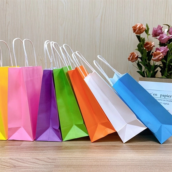 Kraft Paper Yellow Shopping Bag