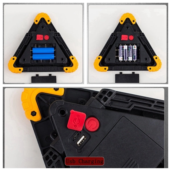Auto Multi-function Triangle Emergency Warning Light