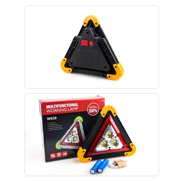 Auto Multi-function Triangle Emergency Warning Light