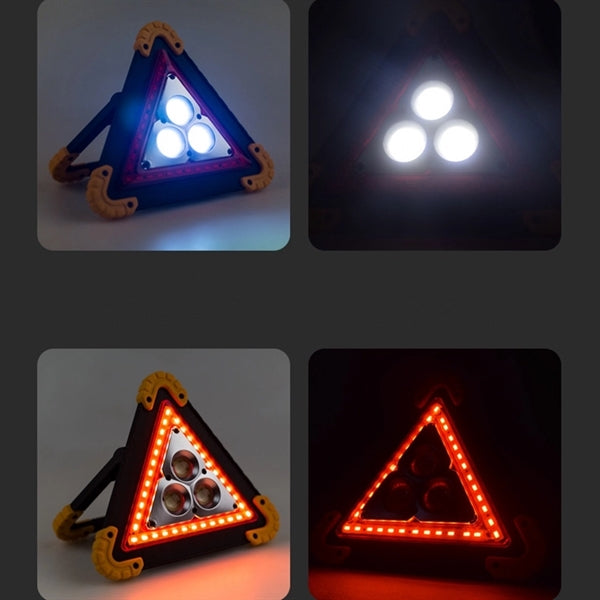 Auto Multi-function Triangle Emergency Warning Light