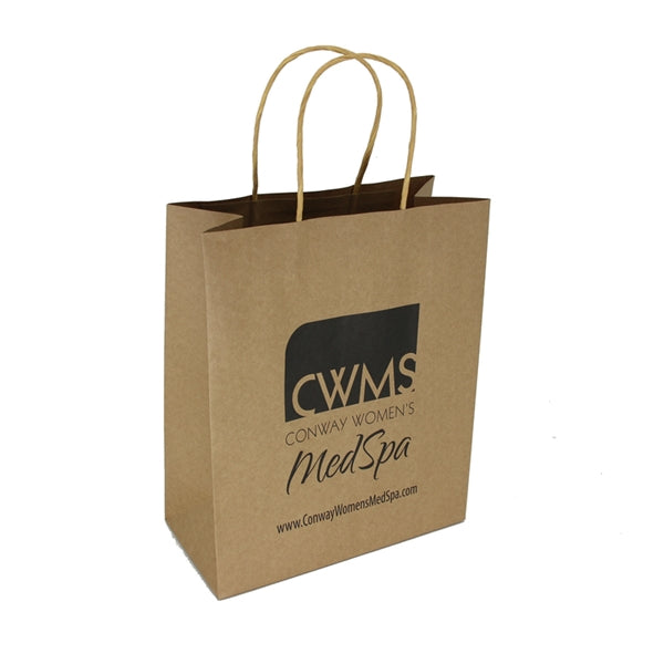 Kraft Paper Shopping Gift Tote Bag