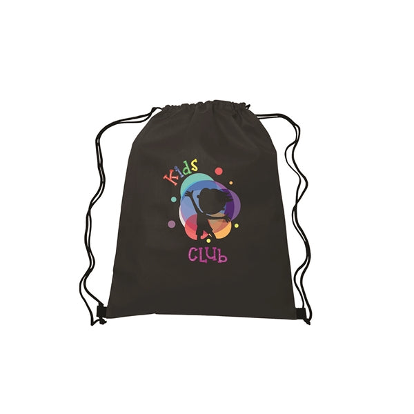 13"w x 16.5"h Drawstring Non-Woven Bag- 4 Color
