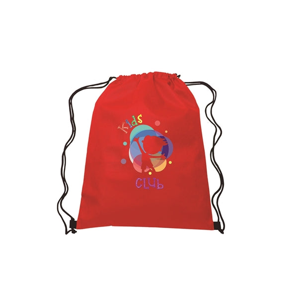 13"w x 16.5"h Drawstring Non-Woven Bag- 4 Color