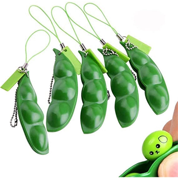 Fidget Toy Keychain Extrusion Bean
