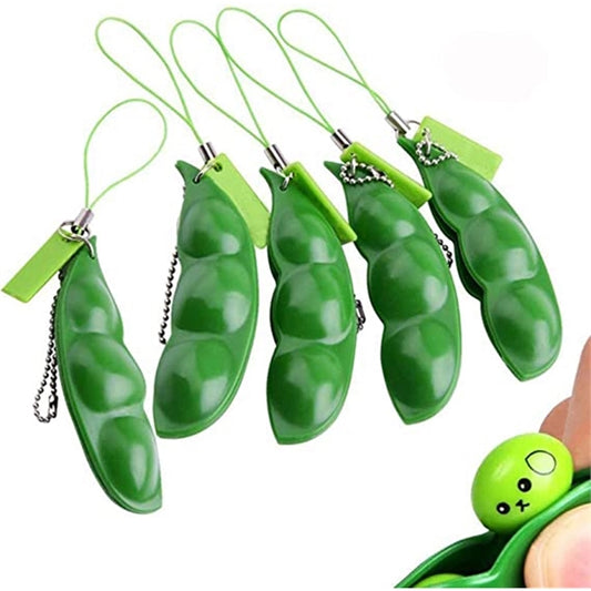 Fidget Toy Keychain Extrusion Bean