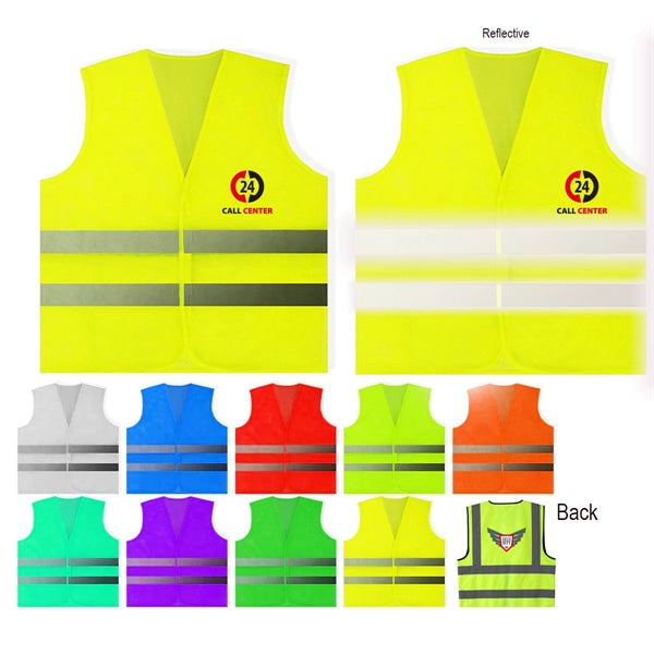 Reflective High Visibility Safety Vest