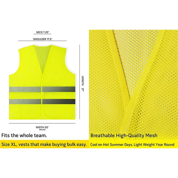 Reflective High Visibility Safety Vest