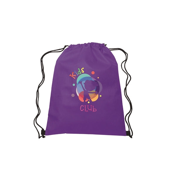 13"w x 16.5"h Drawstring Non-Woven Bag- 4 Color