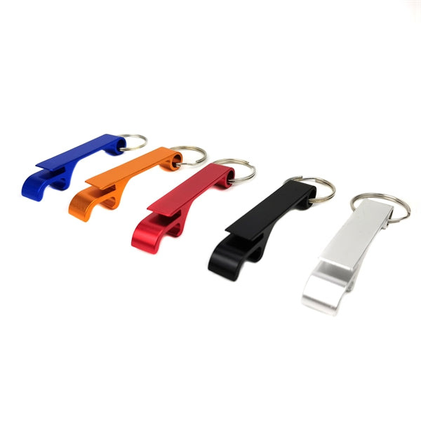 Aluminum Bottle and Can Opener Keychains