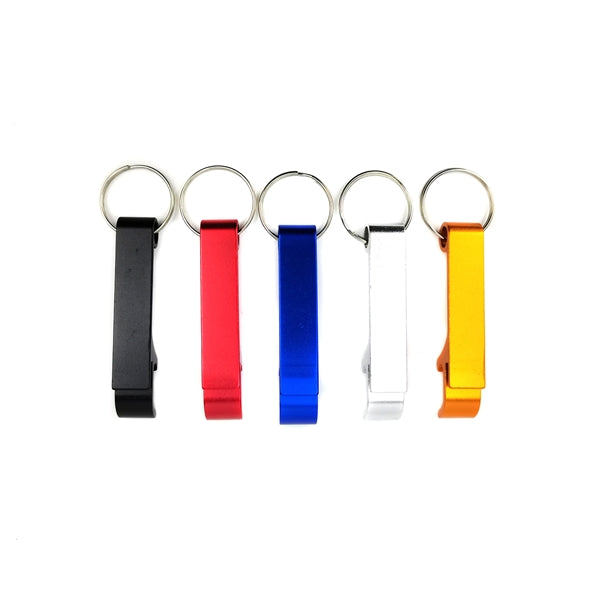 Aluminum Bottle and Can Opener Keychains