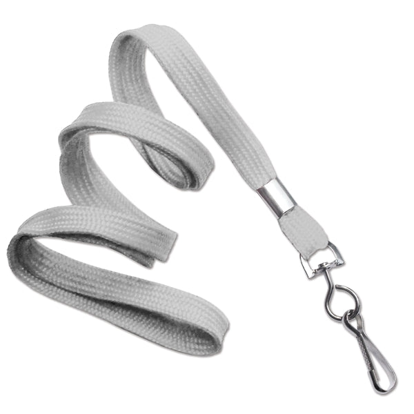 3/8" Blank Non-Breakaway Polyester Lanyards with Swivel Hook