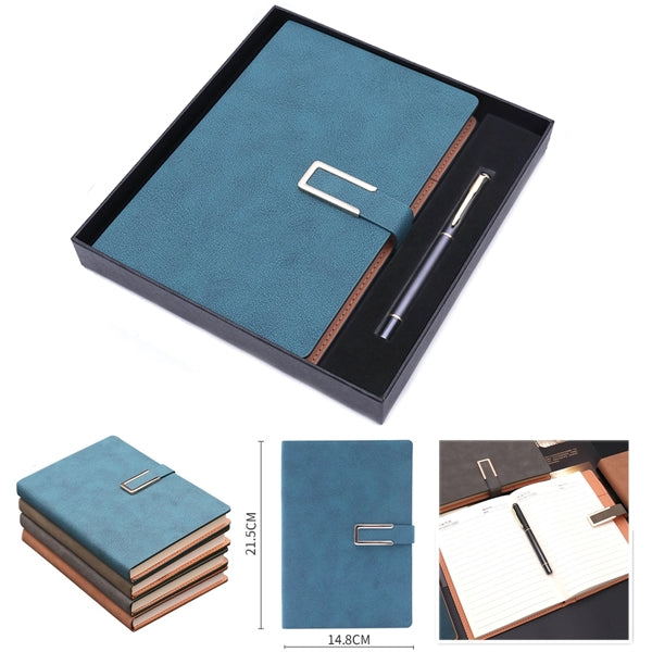 A5 Classic Journal Leather Writing Notebook with Pen/ Gift