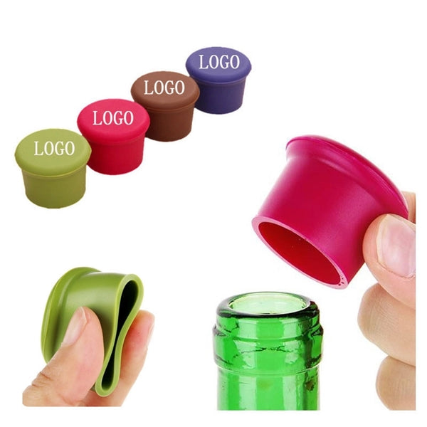 Round Silicone Wine Bottle Caps Stopper Plug