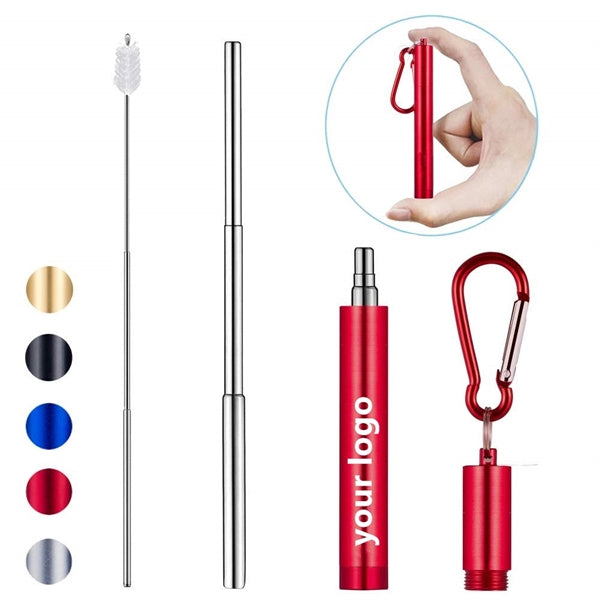 Stainless Steel Telescopic Straw Kit